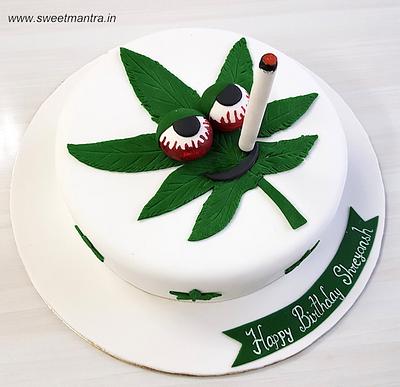 Marijuana Leaf Cake - The Cakeroom Bakery Shop
