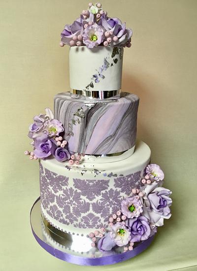 Purple Evening - Cake by Oksana Kliuiko