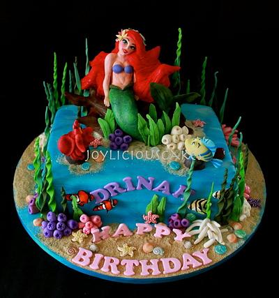 The Little Mermaid - Cake by Joyliciouscakes