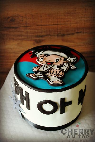 Taekwondo cake - Cake by cherryontop362