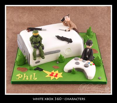 Xbox with Characters - Cake by Little Cherry