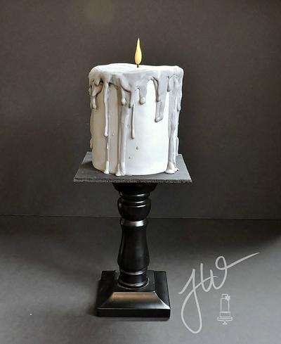 Candle of Hope - Cake by Jeanne Winslow