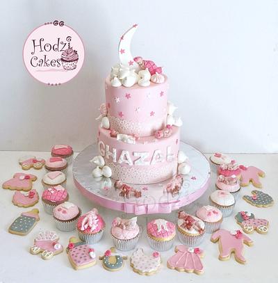 Girlish Babyshower Candy Bar👧🏻💗🌸 - Cake by Hend Taha-HODZI CAKES