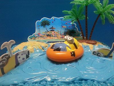 Minion Summer - Cake by May Aireene  Galvez