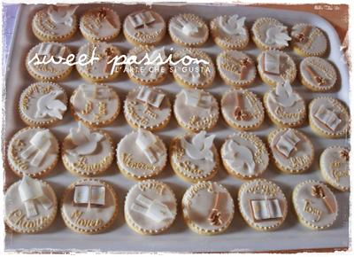 Cookies for Alessio's Confirmation - Cake by SweetPassion