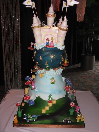 mario's wedding - Cake by cindy