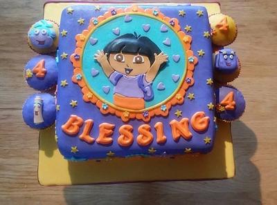 Dora cake for Blessing - Cake by Despoina Karasavvidou