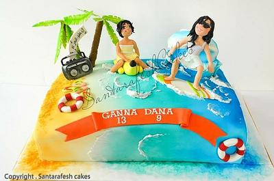 Summer fun  - Cake by Santarafeshcakes