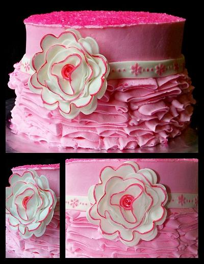Pretty in Pink - Cake by LittleLadyCakes