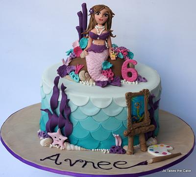 Mermaid Art - Cake by Jo Finlayson (Jo Takes the Cake)