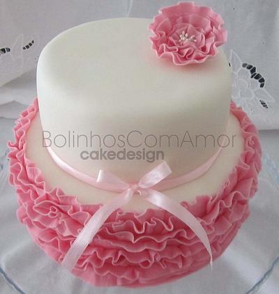 The delicacy of the 18th Anniversary - Cake by Bolinhos com Amor 