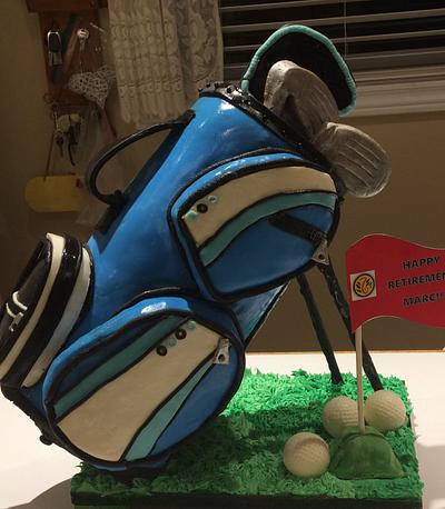 GOLF BAG CAKE - Cake by Lilissweets