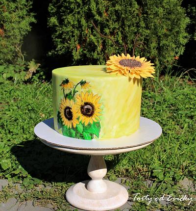 Sunflowers  - Cake by Cakes by Evička
