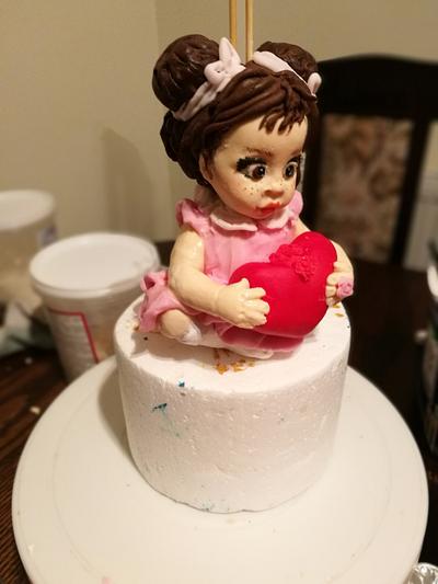 Girl with Heart - Cake by Mar  Roz