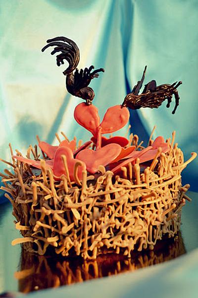 Chocolate Bird's Nest Cake by Oana Ilie - Cake by Oana Ilie