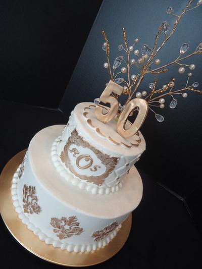50th Wedding Anniversary - Cake by GranDo