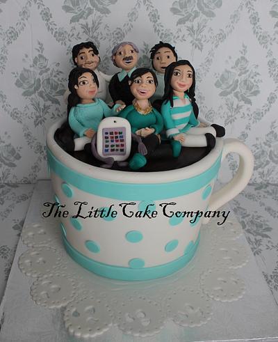 50 shades of blue ;) - Cake by The Little Cake Company