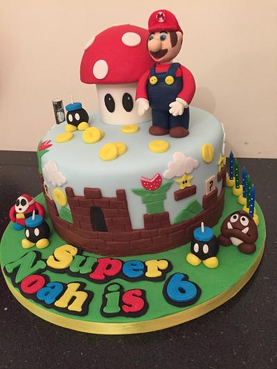 Super mario cake  - Cake by Donnajanecakes 