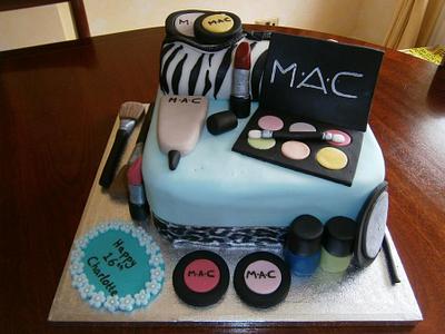 Mac Make up  - Cake by jenny buss