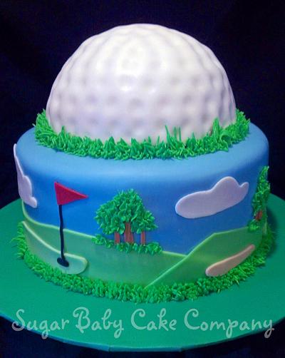Golf Cake - Cake by Kristi