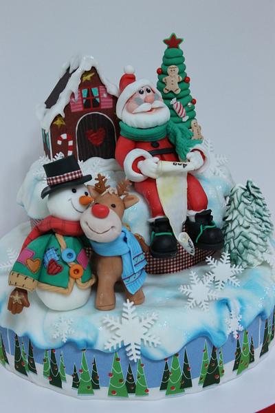Santa's List - Cake by Viorica Dinu