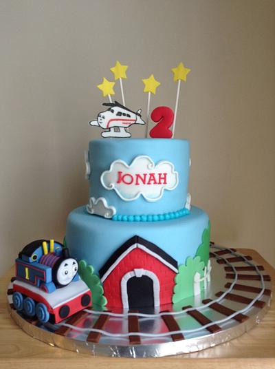 Thomas the Train cake - Cake by Sweet Shop Cakes