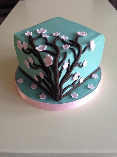 Pretty blossom cake - Cake by The Chocolate Bakehouse