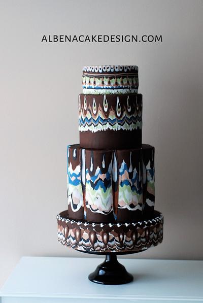 Inspired by Bulgarian Trojan Ceramic - My Bulgaria Cake Collaboration - Cake by Albena