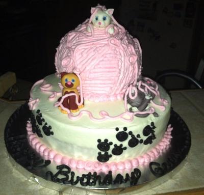 Kitten cake - Cake by Miranda Murphy 