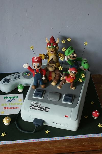 Nintendo Cake - Cake by TipsyTruffles