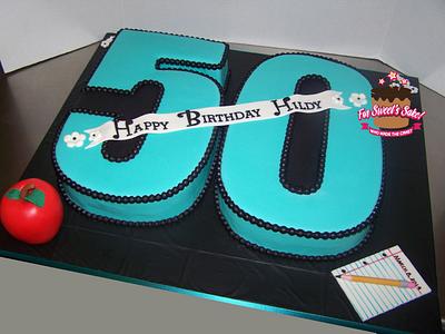 50th Birthday Cake - Cake by Ladybug9