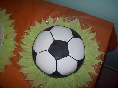 Soccer ball - Cake by LiliaCakes