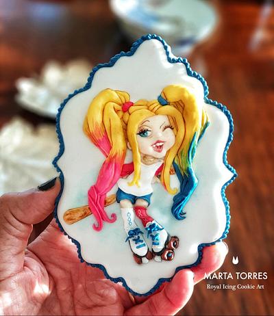 Little Harley Quinn..... - Cake by The Cookie Lab  by Marta Torres