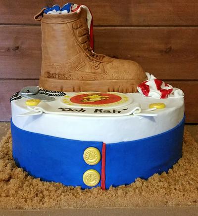 another boot cake!  - Cake by  Pink Ann's Cakes