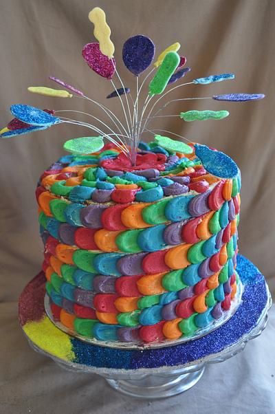 Rainbow cake - Cake by Victoria Forward