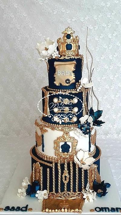 Princely baptism cake - Cake by Fées Maison (AHMADI)