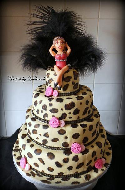 4 Tier Leopard Print  - Cake by cakesbydeborah