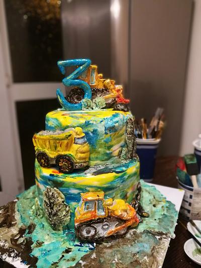 Cake with truck - Cake by Mar  Roz