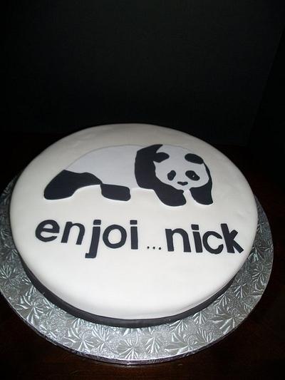 enjoi Panda  Birthda Cakey - Cake by Teresa