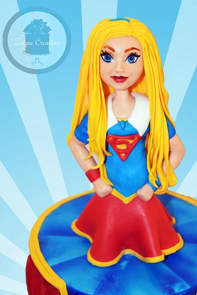 Heroes & Villians - Cake Collaboration 2016 Supergirl  - Cake by Znique Creations