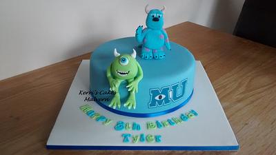 Monsters University - Cake by Kerri's Cakes