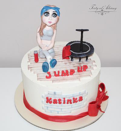 ... jump up girl ... - Cake by Adriana12