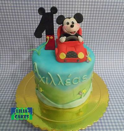 Mickey Mouse Cake  - Cake by LiliaCakes