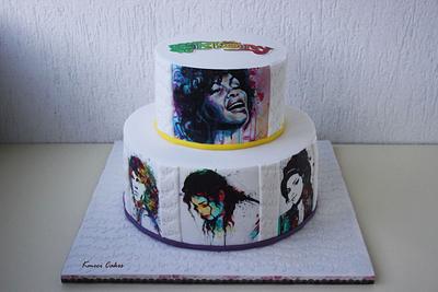 Legends of Pop - Cake by Kmeci Cakes 