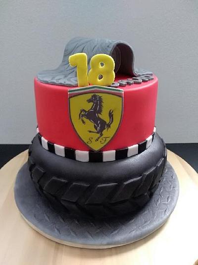 Ferrari cake - Cake by MilenaSP