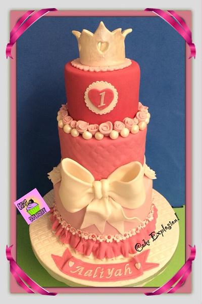 1st Birthday Princess Cake - Cake by Cake Explosion!