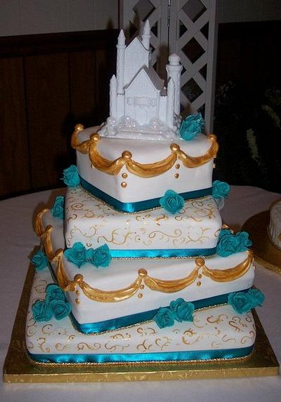Happily Ever After Wedding Cake - Cake by Samantha Eyth