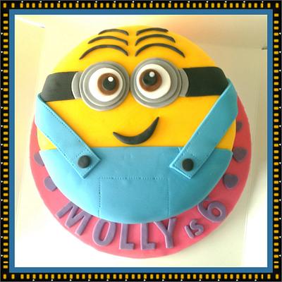 Minion Cake  - Cake by KerryCakes
