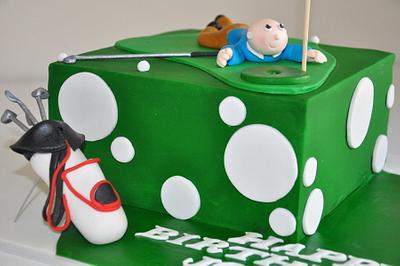 Golf cake - Cake by Comper Cakes