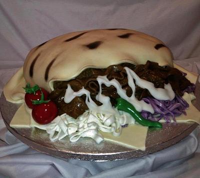 The Doner Kebab - Cake by Symphony in Sugar